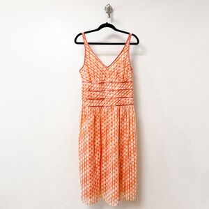Robbie Bee Summer Casual Chic Polka Dot Cotton Blend Sleeveless Midi Dress